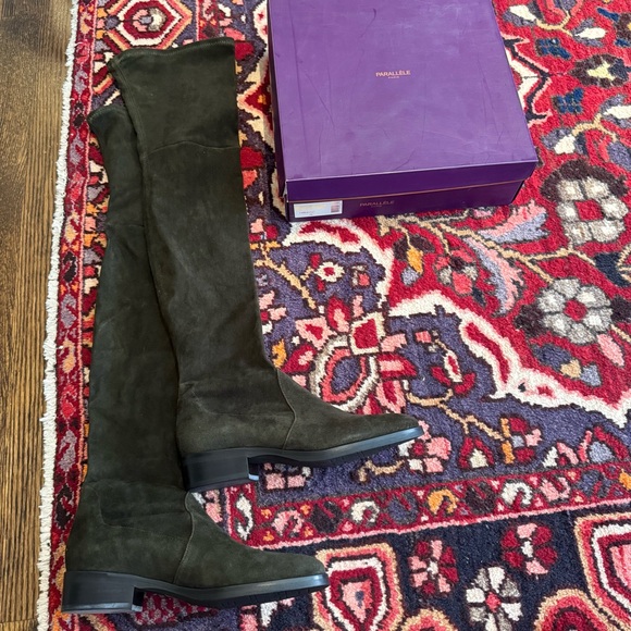 Parallele Paris Over the Knee Suede Boots Size 36.5 - Picture 5 of 7